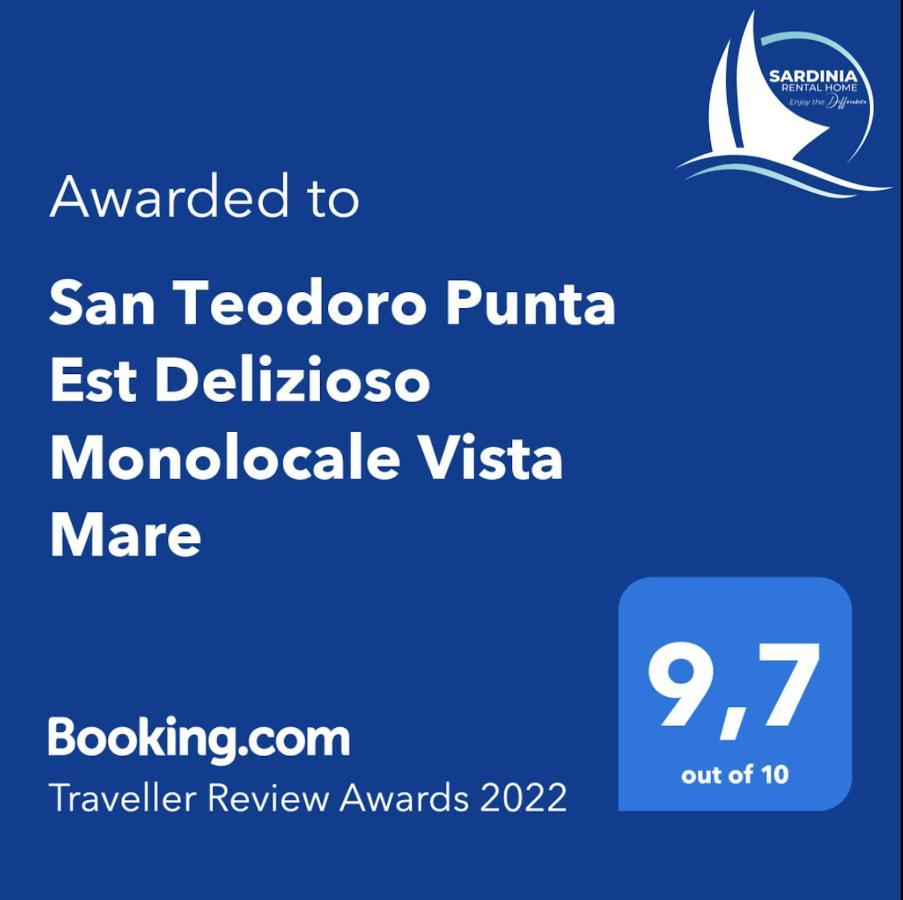 San Teodoro Punta Est Delizioso Monolocale Vista Mare Apartment Luaran gambar