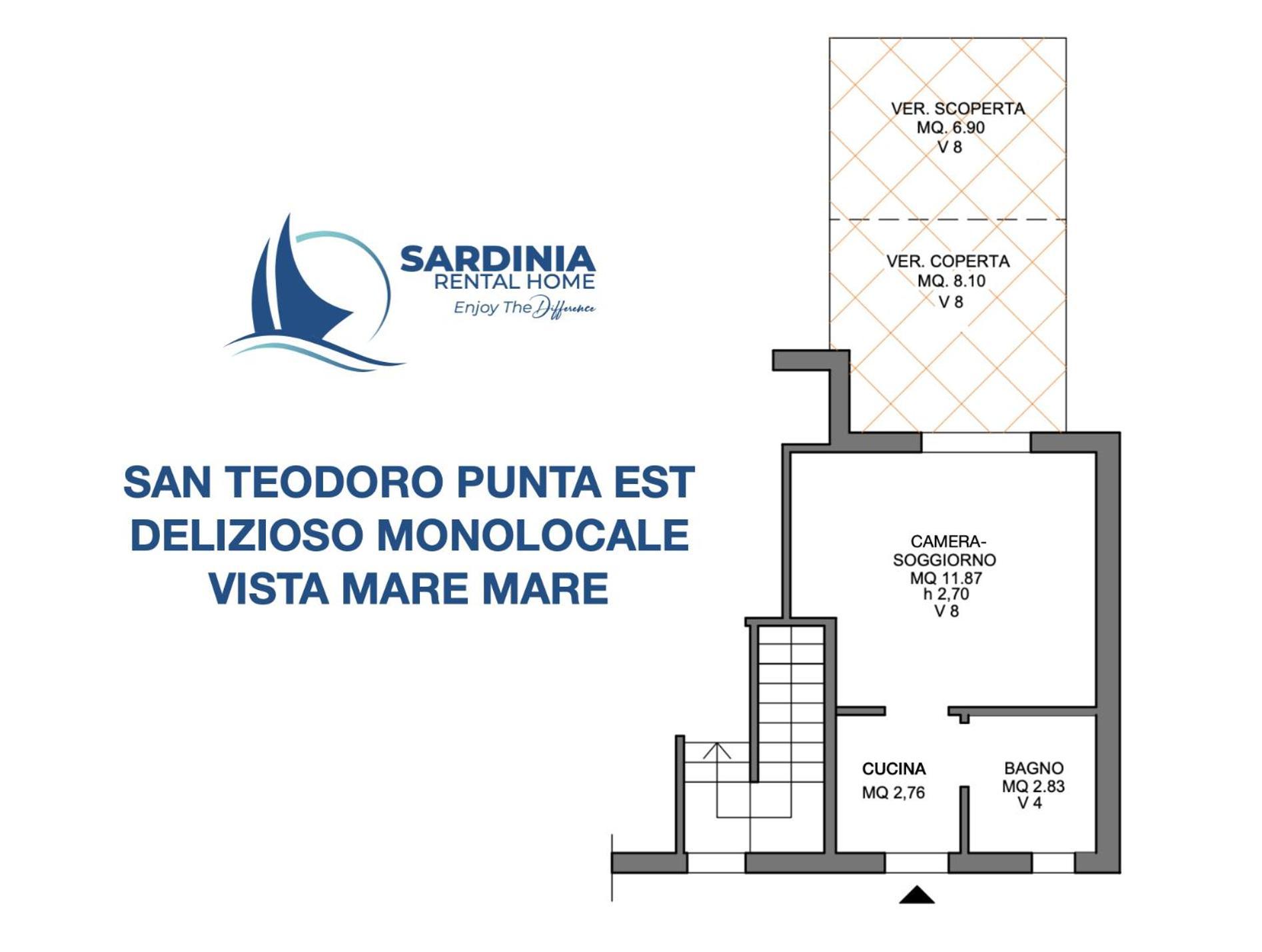 San Teodoro Punta Est Delizioso Monolocale Vista Mare Apartment Luaran gambar